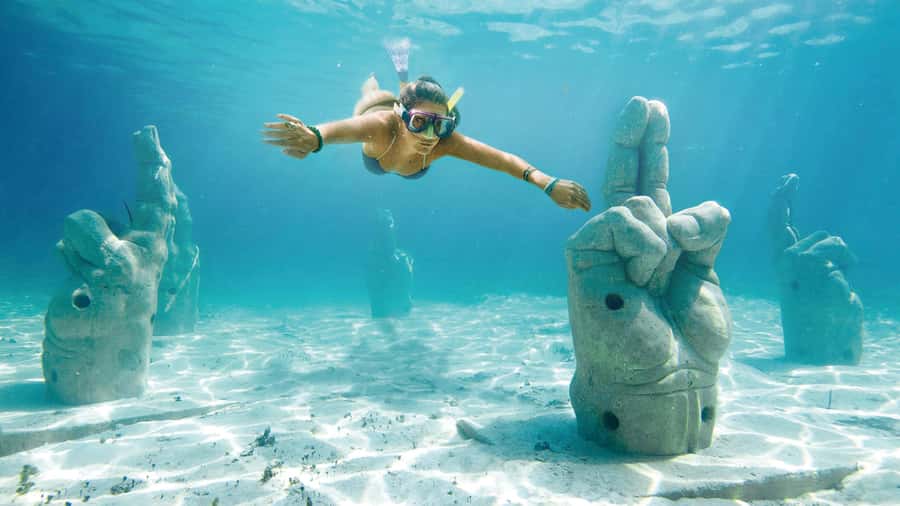 CANCUN: Catamaran and Dolphin Connection at Isla Mujeres - Sailing Over Turquoise Water: What the Catamaran Portion Actually Gives You