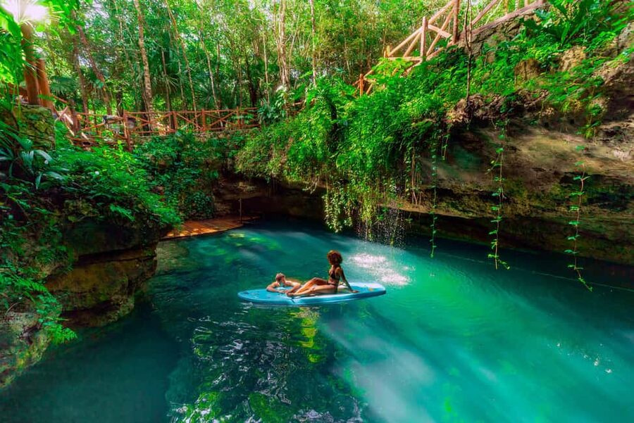Cancún: Cenotes Adventure with Tequila Tasting & Mayan Snack - The real star: three cenotes in the Mayan jungle