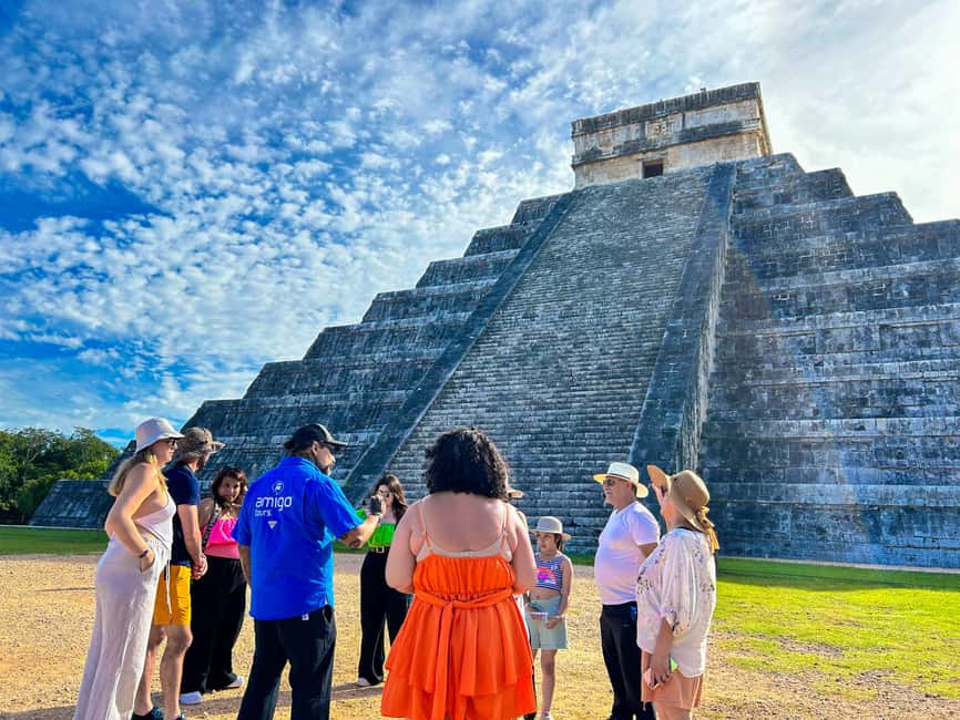 Cancun: Chichen Itza, Cenote & Valladolid Tour with Lunch - Chichén Itzá at a working pace, not a rushed stampede