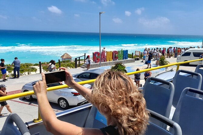 Cancun City Sightseeing and Shopping Tour on a Double Decker bus - Avenida Tulum: the “real Cancun” walking-and-landmark part