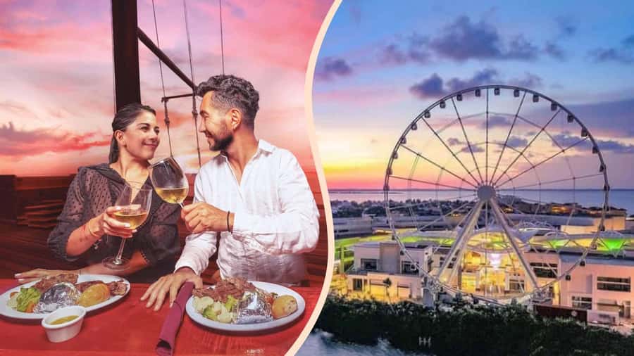Cancun: Columbus Dinner Cruise with Access to the Sky Wheel - Live Saxophone and the Open Bar, Why It Feels Like a Date