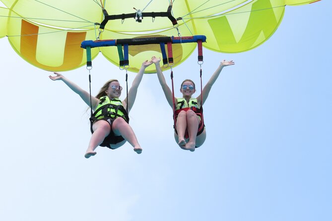 Cancun Combo Adventure: 4-Reef Stop Snorkeling and Parasail Ride - Parasailing at 260 feet, and what the ride feels like