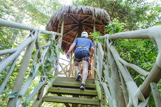 Cancun Extreme Zipline Canopy Tour - Safety and gear: what the helmet and harness routine really means