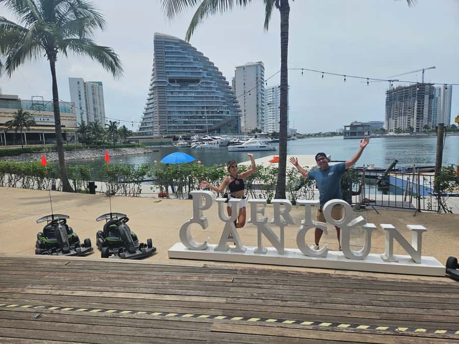 Cancun: Go Kart Adventure! 90 min Guided Tour in Hotel Zone - Puerto Cancun: where the sights feel more like a story than a stop