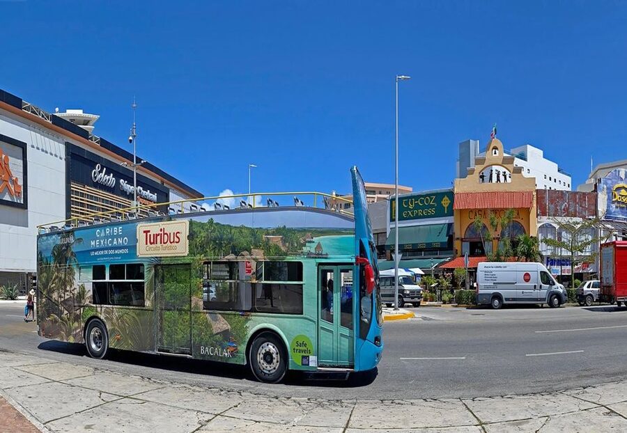 Cancun: Hop-On-Hop-Off Sightseeing Bus Tour - Hotel Zone Circuit: Coastline Views, Malls, and Aquaworld Area