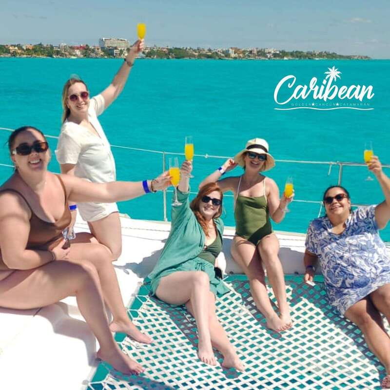 Cancun: Isla Mujeres Catamaran + Coco Bongo Show - Sailing over, then the Playa Norte payoff