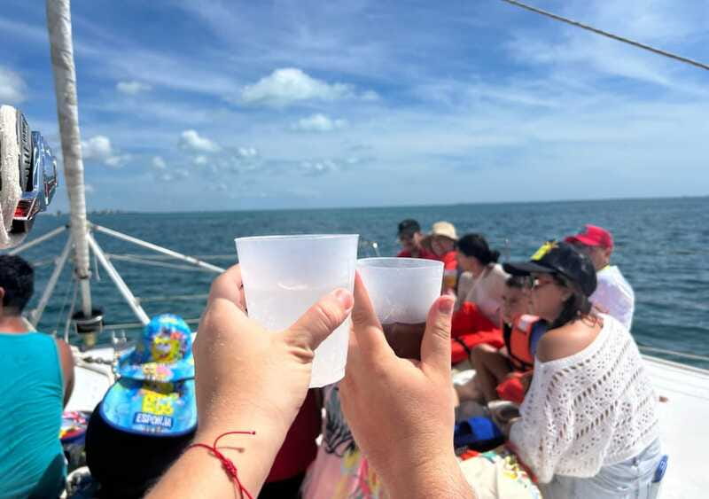 Cancun: Isla Mujeres Catamaran with buffet, drinks & snorkel - The Return to Cancun: Relax, Then Download the Day