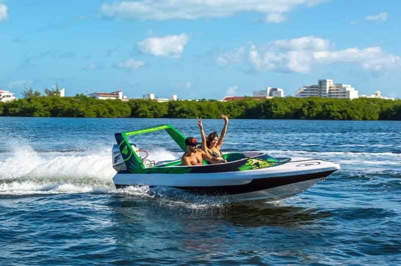Cancun: Jungle Speedboat and Snorkeling Tour Adventure - Mayan Reef snorkeling: gear included, guide watching your safety