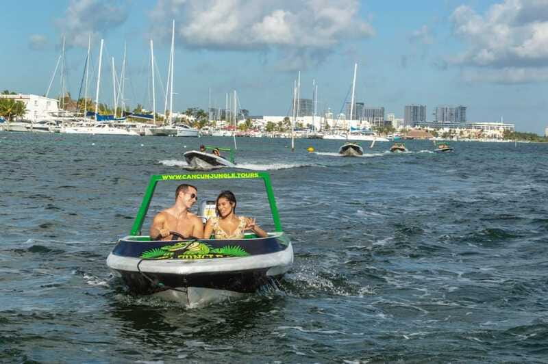 Cancun: Jungle Speedboat and Snorkeling Tour Adventure - El Meco Archaeological Site: a photo stop plus guided context