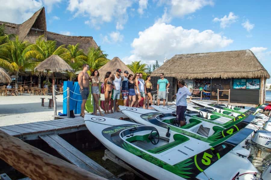 Cancun: Jungle Speedboat and Snorkeling Tour Adventure - Nichupté Lagoon channels and the 30-minute break