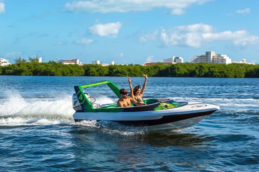 Cancún: Jungle Tour and Speed Boat Tour Adventure - The 45-minute adventure clock: how the route feels