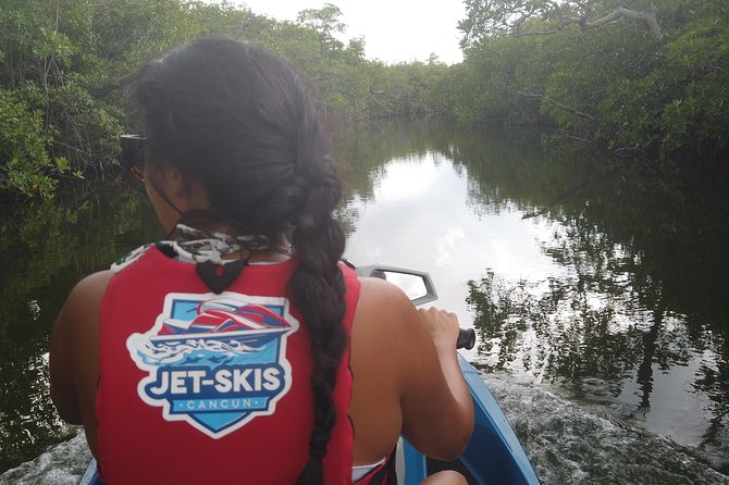 Cancun mangrove jet ski tour: 1 rider per jet ski - Safety Briefing and How You Get to Drive Without a License