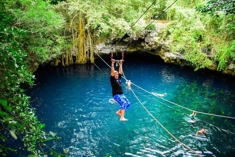 Cancun & Riviera Maya: ATV, Zipline, & Cenote Combo Tour - Zipline circuit with 3 rides and a real sense of speed