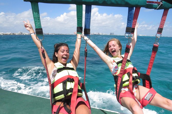 Cancun Seaside Parasailing and Jet Sky Combo - Parasailing Up to 260 ft, What You’ll Actually See