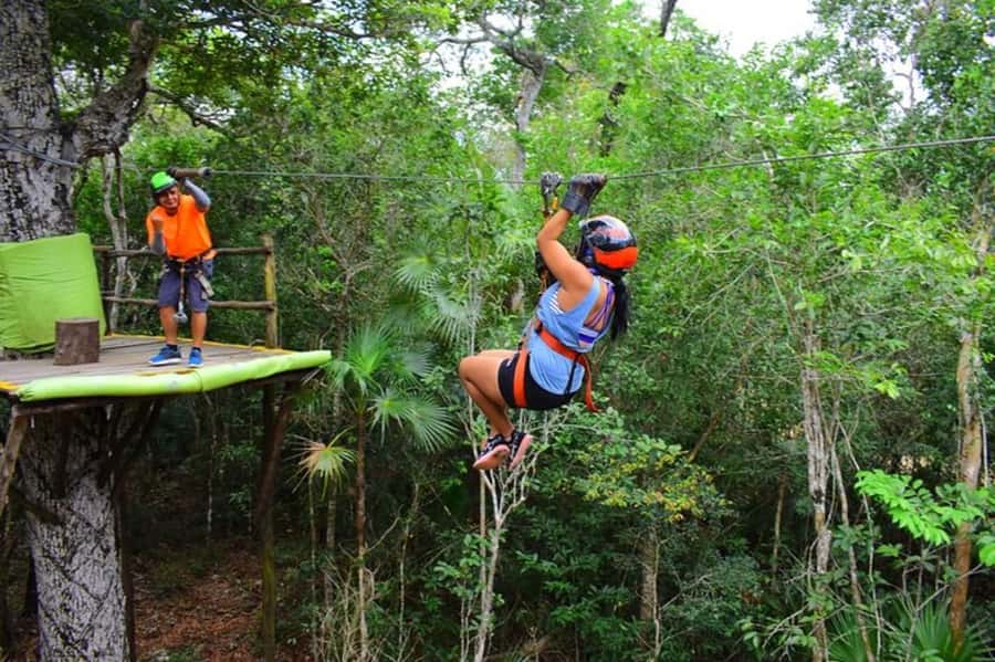 Cancun: Shared ATV, Zipline, and Cenote Tour with Lunch - Language and Guide Style: English and Spanish On Tap