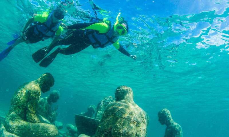 Cancun: Snorkeling Tour at MUSA The Underwater Museum - First stop: MUSA underwater museum, 400-plus sculptures you can actually see