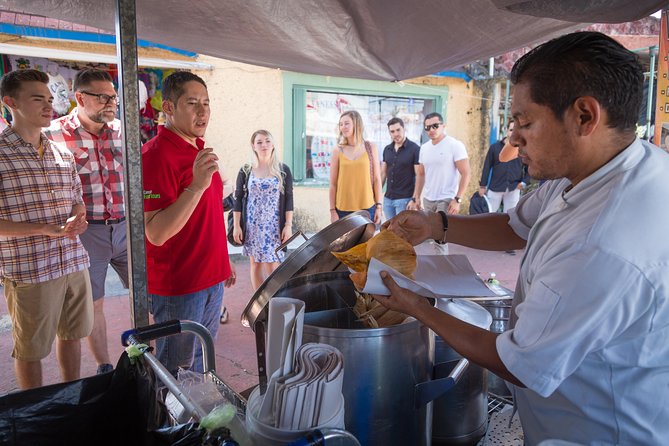 Cancun Street Food Tour with Food Stalls, Local Market and Murals - Stop 2 at Taqueria Coapenitos: Mexico City tamales and a signature street dish