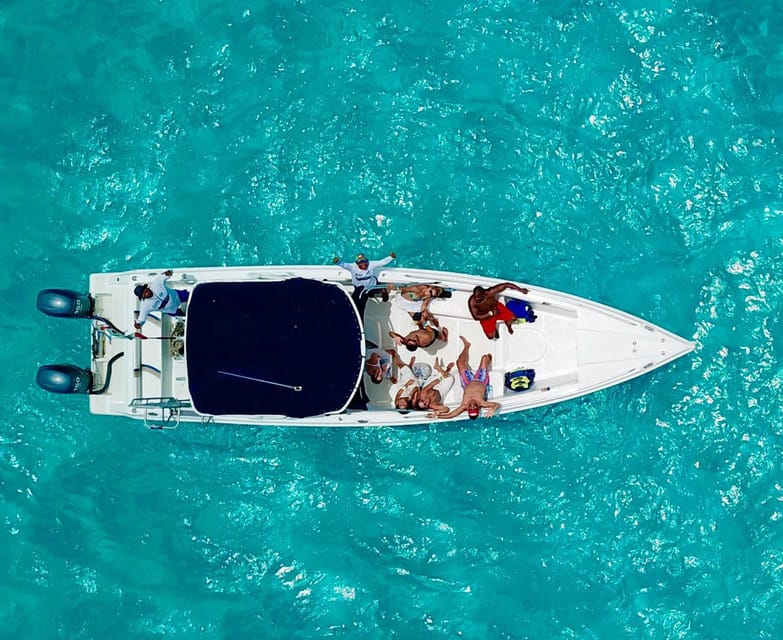Cancún: Swim with Whale Sharks & Playa Norte Beach - From Cancún marina to Contoy Island: the start-to-finish flow