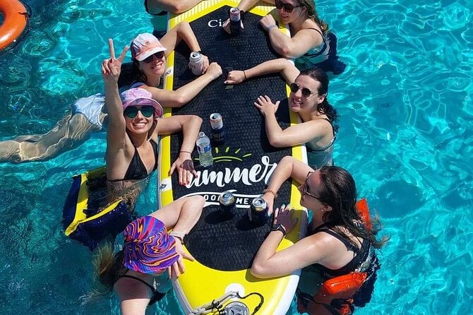 Cancun to Isla Mujeres Private Catamaran Cruising Snorkeling Fun! - Cruising Toward Isla Mujeres With an Open Bar and Real Time at Sea