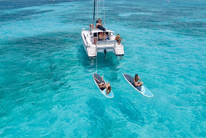 Cancun to Isla Mujeres Private Catamaran Cruising Snorkeling Fun! - The El Meco Snorkeling Stop: Clear Water With Colorful Sea Life