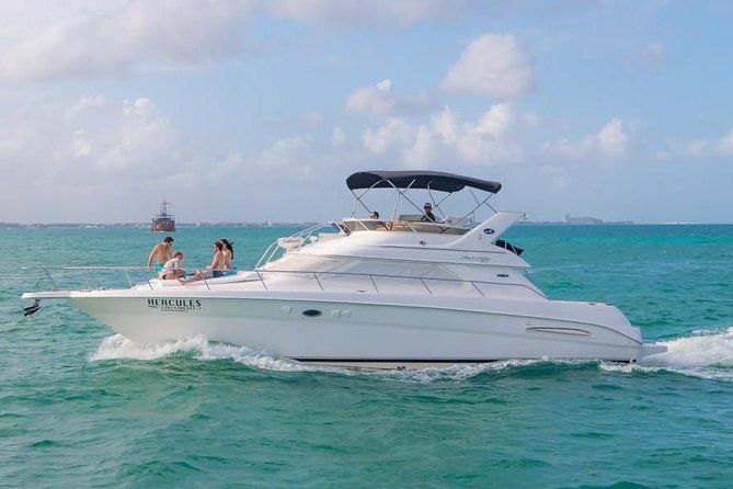Cancún Yacht Rental SeaRay 46ft 25P13 - Picking 2, 4, or 6 hours: how the experience shifts