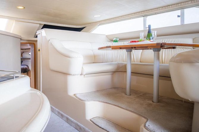 Cancun Yacht Tour - SEARAY YACHT 46 FT GREAT FOR SUNSET 15 PEOPLE MAX 25P9 - Crew Service, Safety Gear, and Bluetooth Music