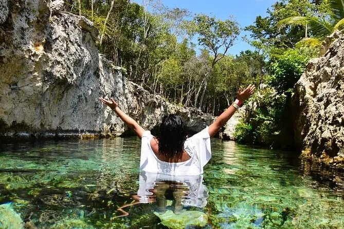 Casa Tortuga Cenote Park and Tulum Ruins! Eco Tour from Cancun - Casa Tortuga Cenote Park: four cenotes, real swim time