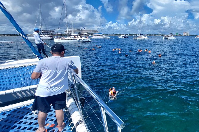 Catamaran Adventure Isla Mujeres with Snorkeling and Beach Club - El Meco reef snorkeling: beginner-friendly, time-boxed, weather-dependent