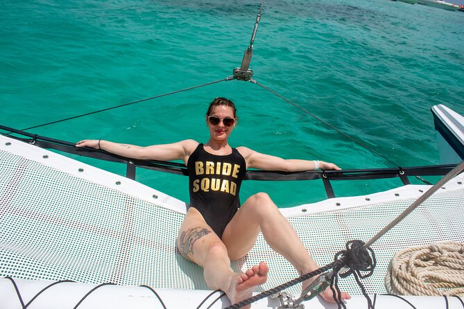 Catamaran Cancun to Isla mujeres Lunch OpenBar and Snorkeling - Playa Norte at the beach club: the most coveted sand, plus timing reality