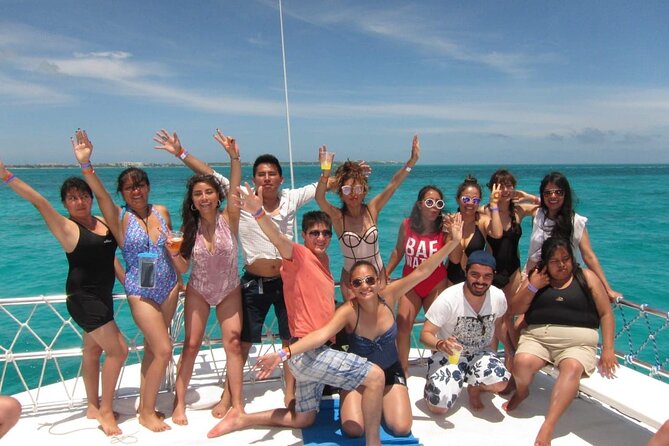 Catamaran Party Boat Cancun - Lunch on Board and Snorkel Gear, Without the Packing Stress