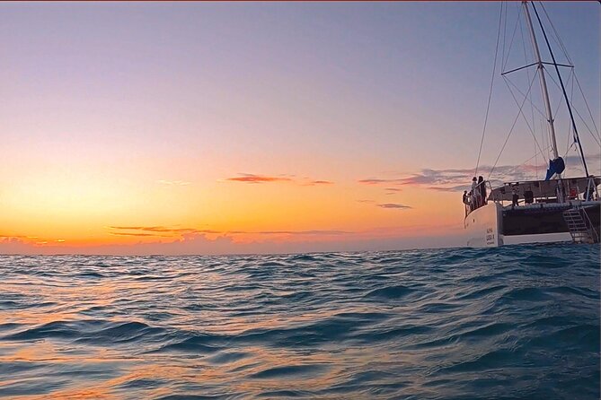 Catamaran Sunset Cruise to Isla Mujeres from Cancun - Playa Norte swim and the return ride at sunset