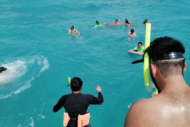 Catamaran to Isla Mujeres at sunset pick up Cancun - Isla Mujeres free time: shopping time, but watch the dark