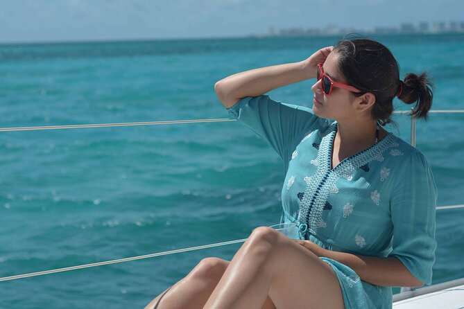 Catamaran with Snorkeling and North Beach, Isla Mujeres - Playa Tortugas Check-In, Then Off Across the Caribbean