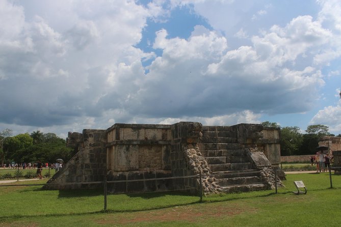 Chichen Itza & EkBalam Ruins with Cenote Swimming from Cancun - Cenote Saamal swim: stone stairs, sunlight, and a very real cool-down