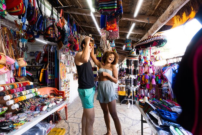 City and Taco Tour Puerto Morelos - Mercado de Artesanias Puerto Morelos: shopping, streets, and the photo list