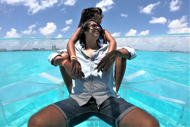 Clear Boat Tour at Cancun Nichupte Lagoon - Guides, English, and the photo help you should plan for