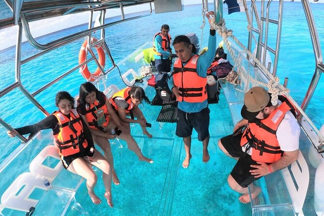 Clearboat in Cancun + Refreshments !! - Stop 1 in Practice: Nichupte Lagoon Reserve Viewing