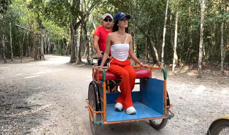 Coba, Tulum, Cenote & Lunch ECO Full Day from Tulum - Coba Archaeological Zone: Tall Pyramid Views and a Cooler Forest Feel