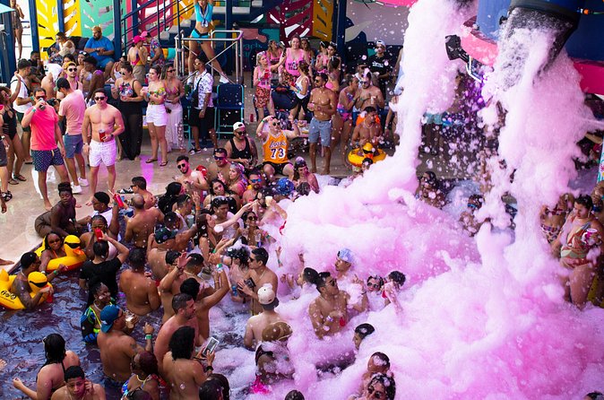 Coco Bongo Beach Club Day Party Premium Pass - Locker and towel service, plus the cash deposit detail