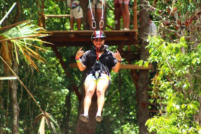 Day Tour with ATV, Zipline and Cenote Adventure from Cancun - The Cenote Swim and Jumps: Where the Photos Can Mislead
