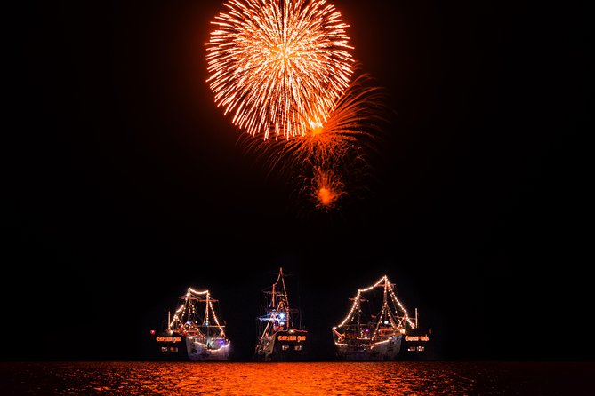 Dinner & Live Pirate Fight from Cancun - What the live pirate battle looks like from your seat