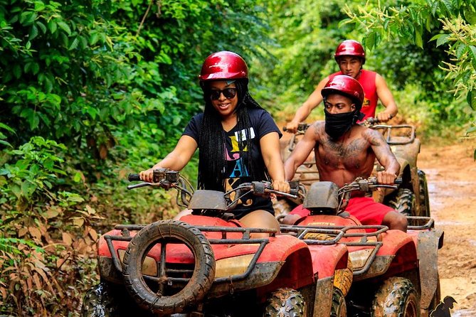 Drive An Atv, Live The Experience Of Ziplining And Swim On A Real Cenote - La Ruta de los Cenotes: the jungle setup that makes it feel like a real day out