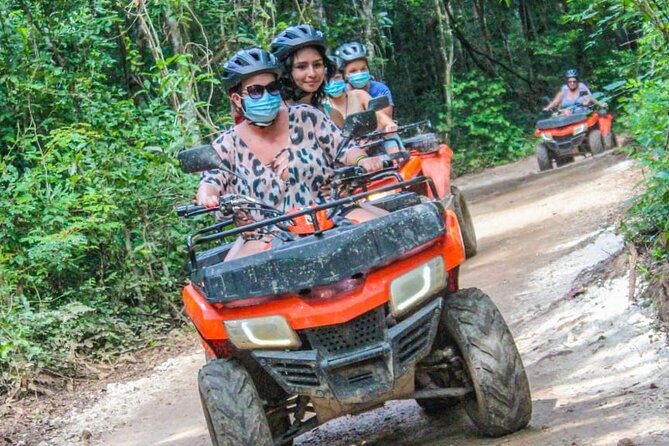 Drive an Atv shared, swim in a Cenote and ziplines in the Cancun - ATV Time: Shared Driving Through the Jungle