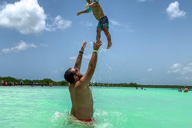 Eco Adventure At 3 Cenotes & 1 Lagoon ! From Cancun & Riviera - The giant Tulum sign stop: quick photos, less stress