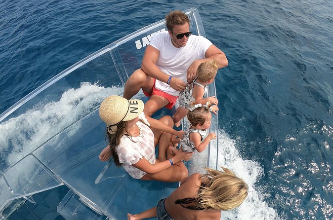 Excursion to Reefs in a transparent boat from Cancun - Guide Style and Language: English Availability Can Feel Limited