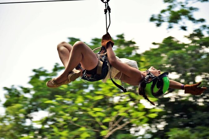 Extreme Experience From Cancun (Atv Shared, Zipline and Cenote) - Cenote Swim: Cooling Off in Crystalline Water and Built-In Fun