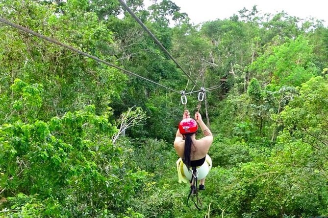 Family ATV Cenote Five Zip Lines Photos Taco Lunch Tequila Taste - From Cancun or Puerto Juarez: Pickup, Meeting Point, and What to Time Your Day