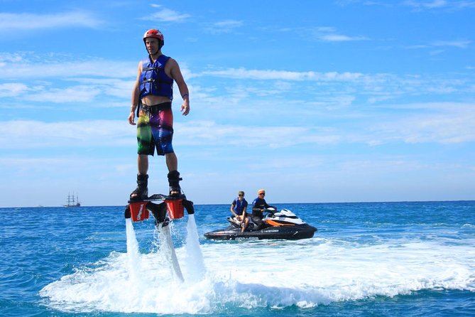 Flyboard in Cancun. Adventure and Adrenaline is waiting for you - Where you start: check-in to Marina Lighthouse setup