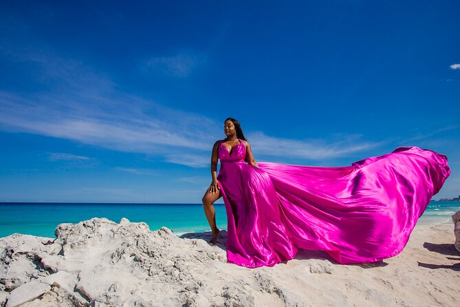 Flying dress photoshoot cancun - Weather, wind, and what to do if the day is a little chaotic