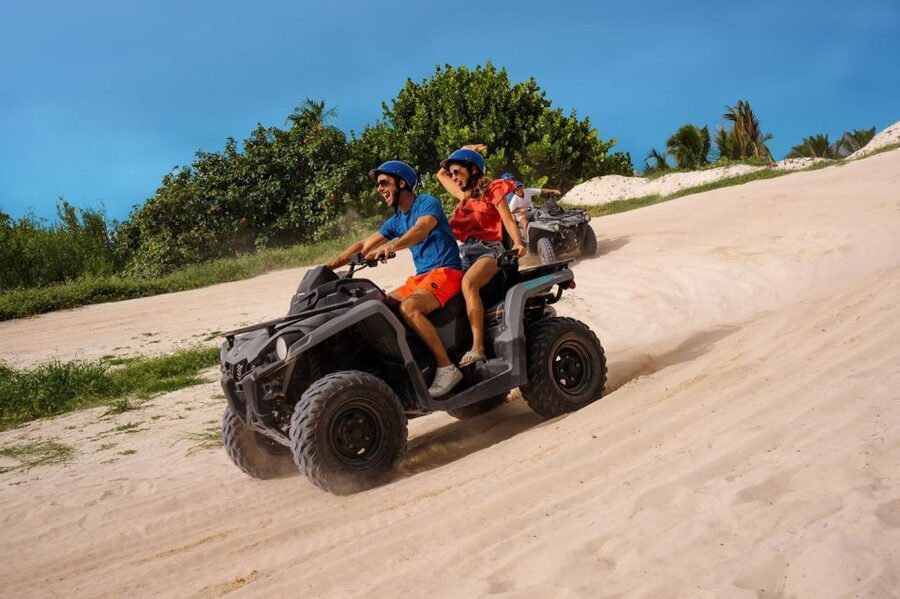 From Cancún: ATV Jungle Trail Adventure and Beach Club - Getting to the start: pickup, timing, and how the day flows
